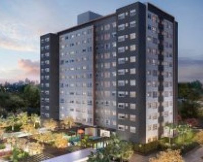 Apartamento à venda com 59m², 2 dormitórios, 1 suíte, 1 vaga no bairro Central Parque em Porto Alegre