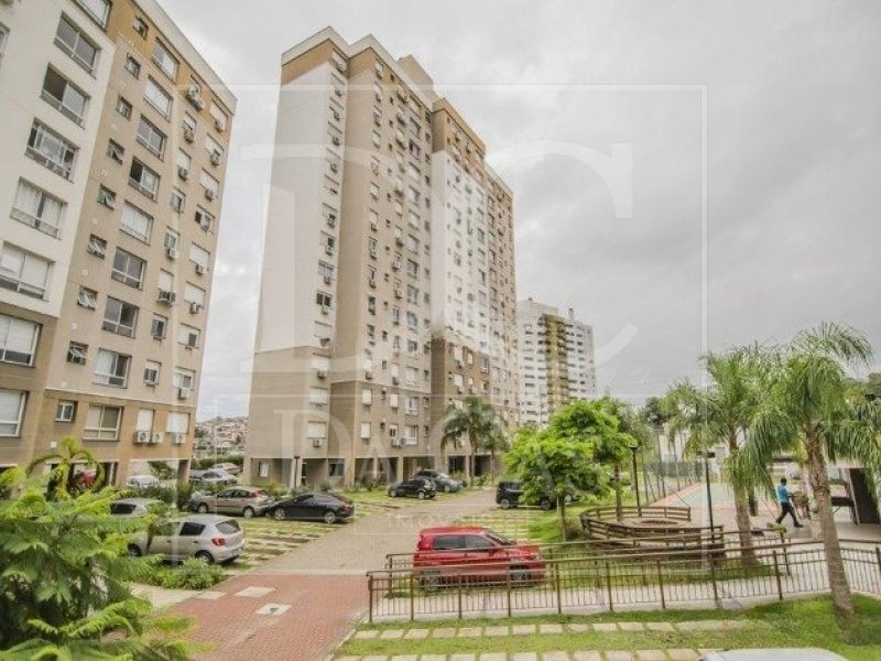 Apartamento à venda com 62m², 2 dormitórios, 1 suíte, 1 vaga no bairro Jardim Carvalho em Porto Alegre