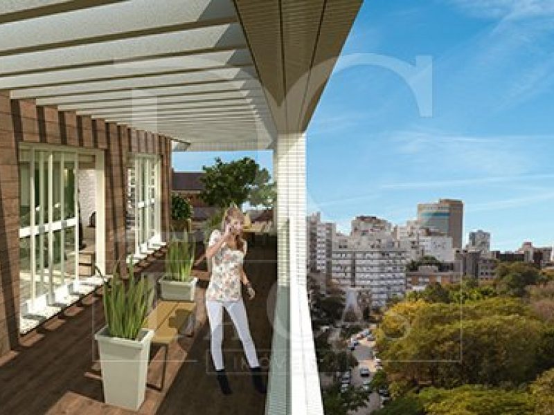 Apartamento à venda com 32m², 1 dormitório, 1 vaga no bairro Moinhos de Vento em Porto Alegre