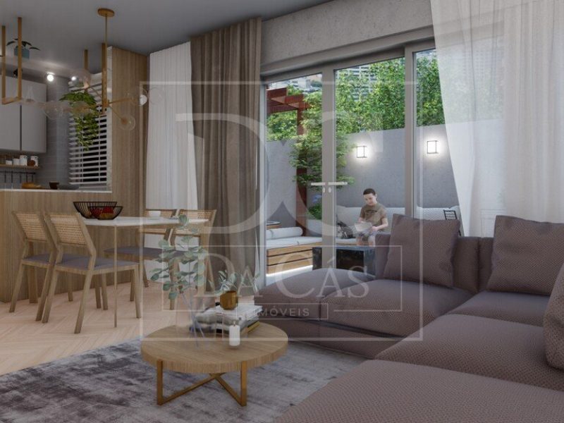 Apartamento à venda com 59m², 2 dormitórios, 1 suíte, 2 vagas no bairro Jardim Botânico em Porto Alegre