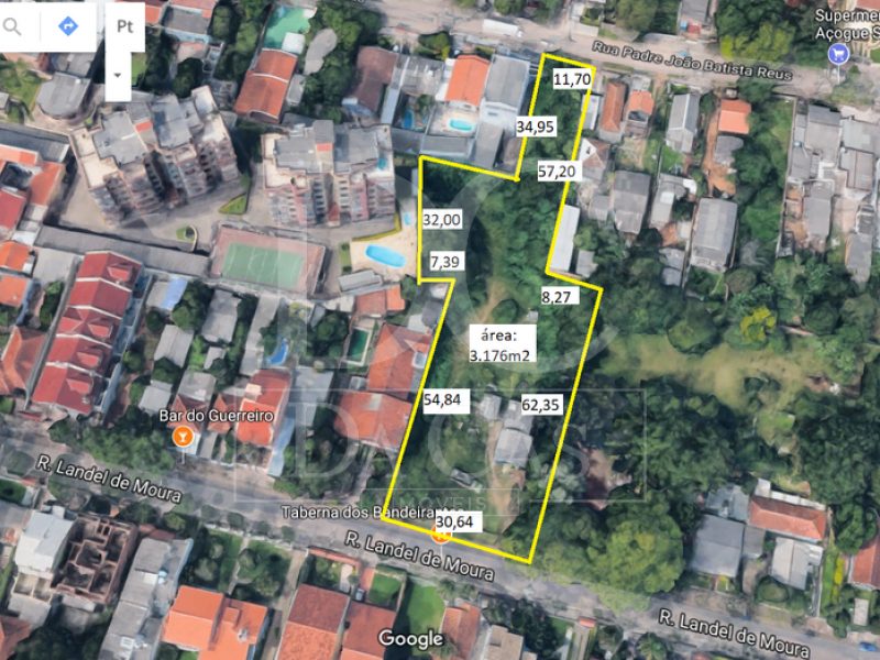 Terreno à venda com 3.100m² no bairro Tristeza em Porto Alegre